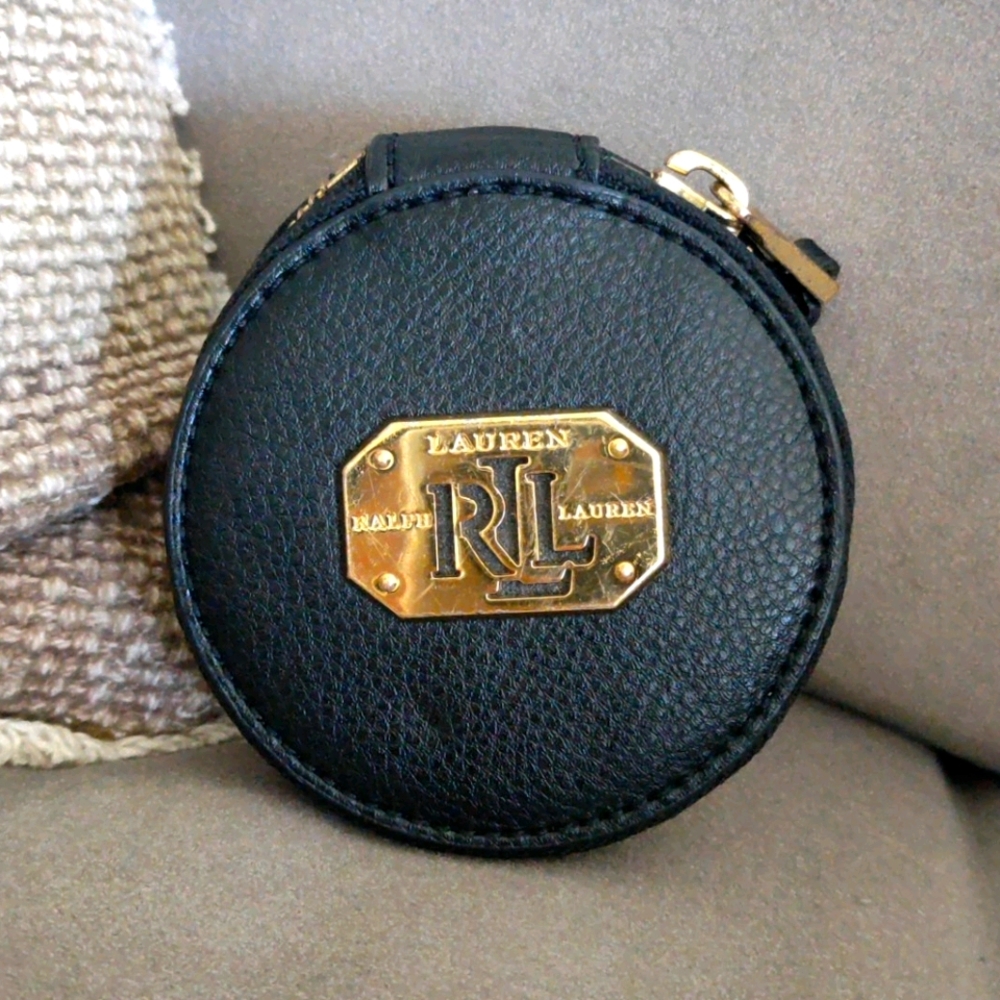 LRL leather Makeup mirror